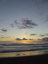 Costa Rica beach sunset